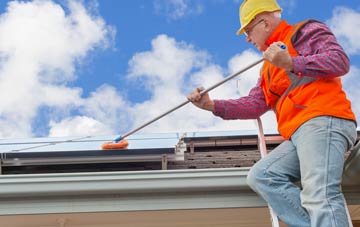 Down Field soft wash roof cleaning
